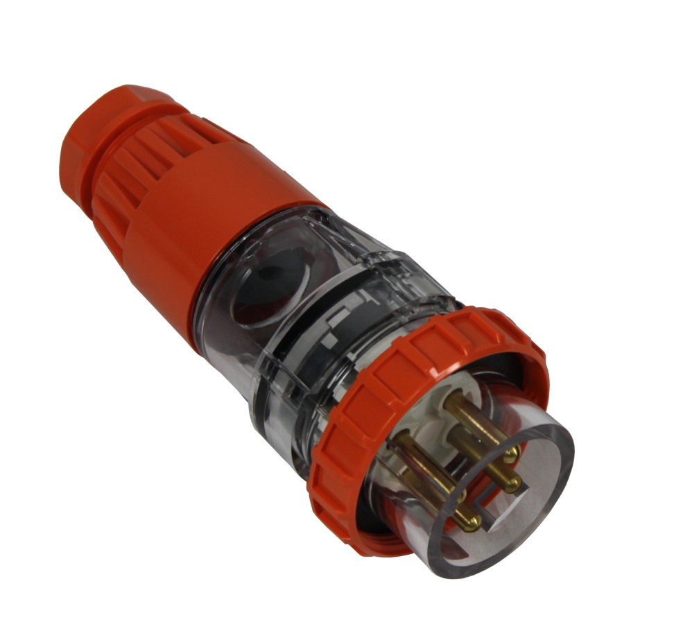 BOSSWELD POWER PLUG 10A 415V 4-PIN 